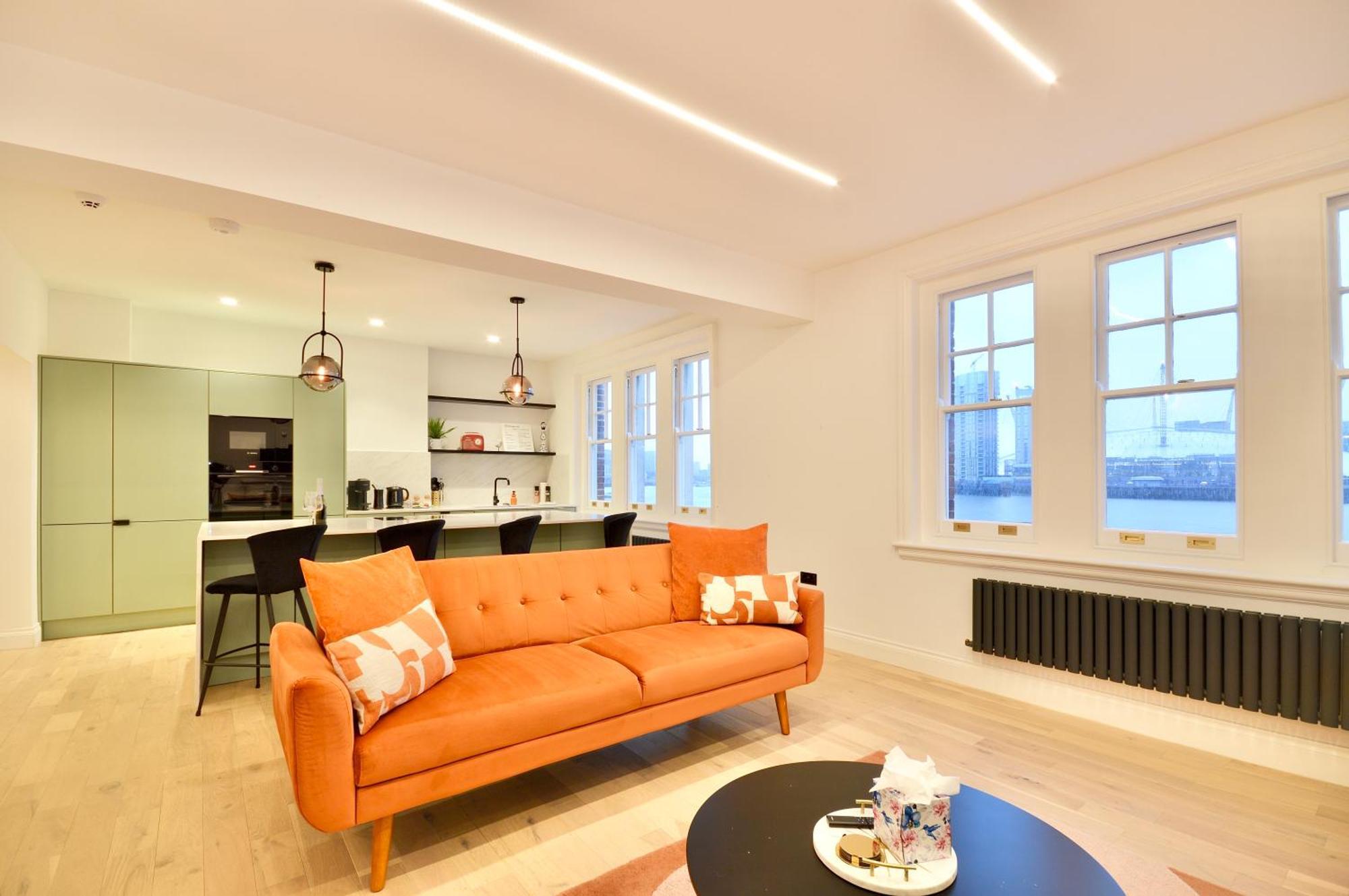 Newly Refurbished W/ River Views Londra Exterior foto